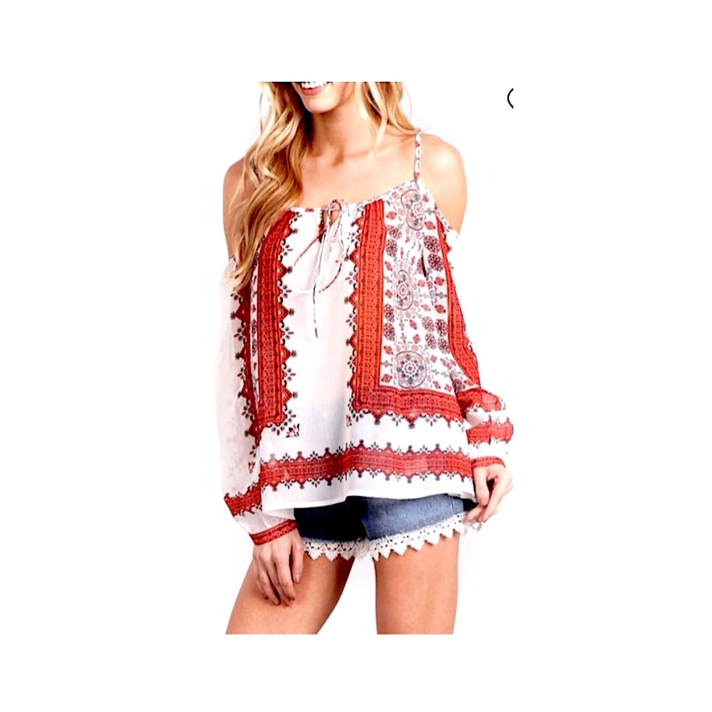 Blue Pepper Orange BLiss Blouse